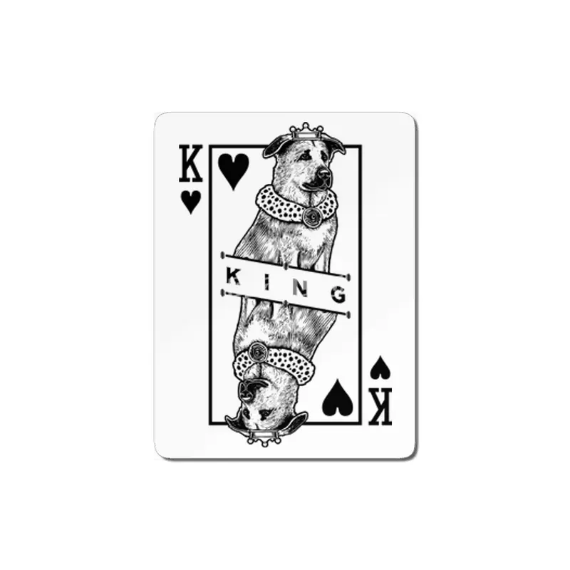 Chinook King Of Hearts Funny Dog Lover Pop Art MDF Tablo