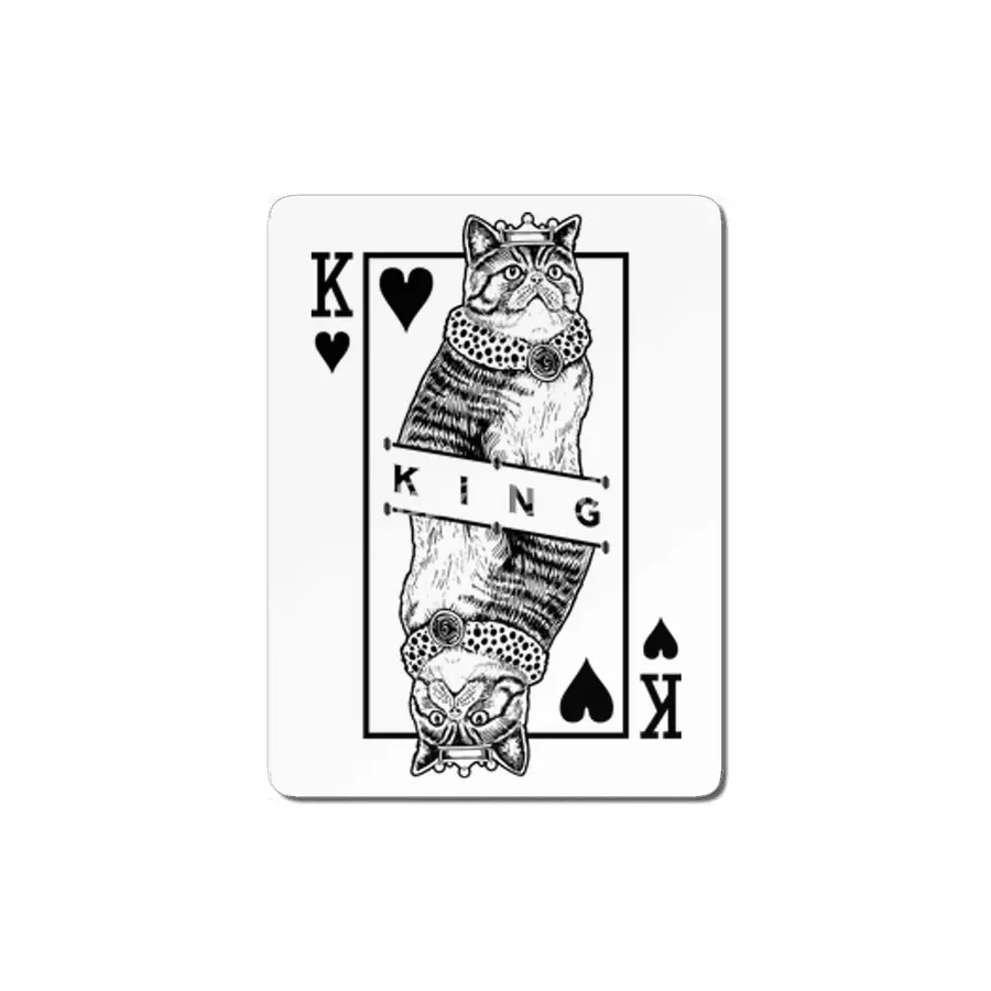 Exotic Shorthair King Of Hearts Funny Cat Lover Pop Art MDF Tablo