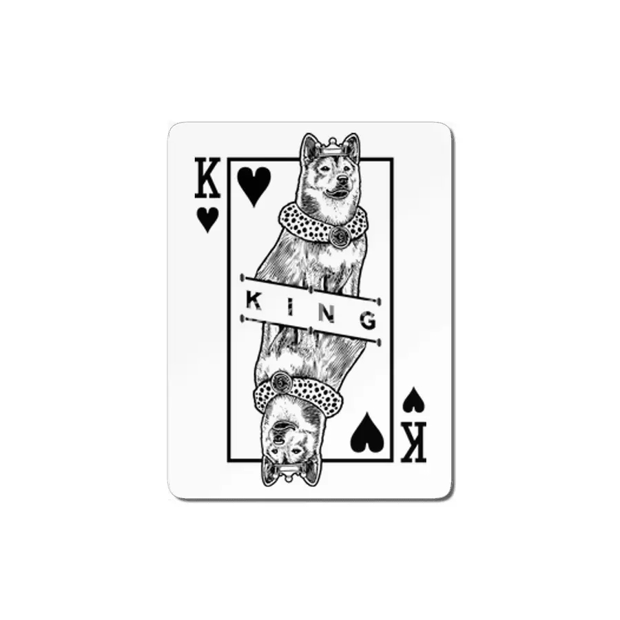 Israel Canaan Dog Lover King Of Hearts Funny Pop Art MDF Tablo