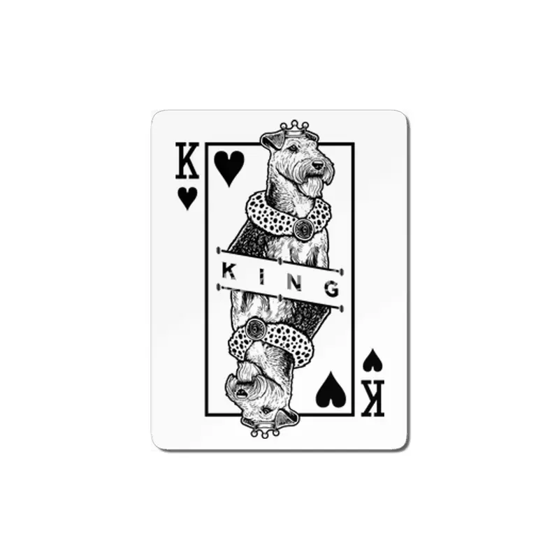 Lakeland Terrier King Of Hearts Funny Dog Lover Pop Art MDF Tablo