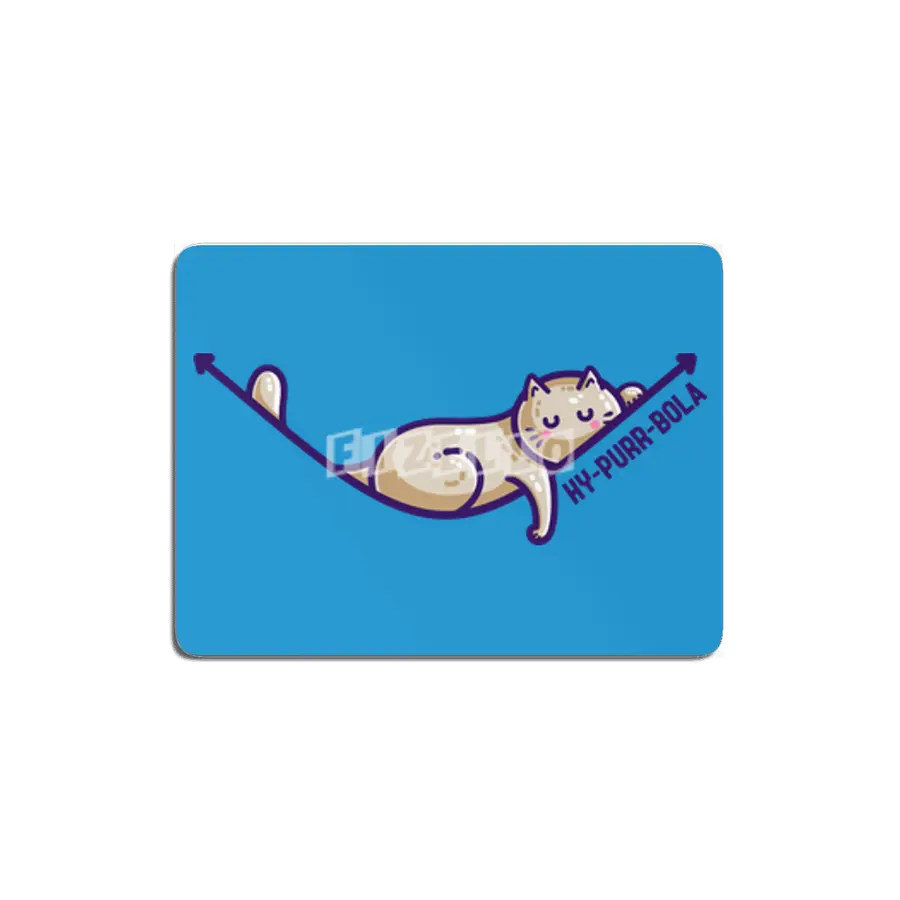 Hy-purr-bola Hyperbola Maths Cat Pun MDF Tablo