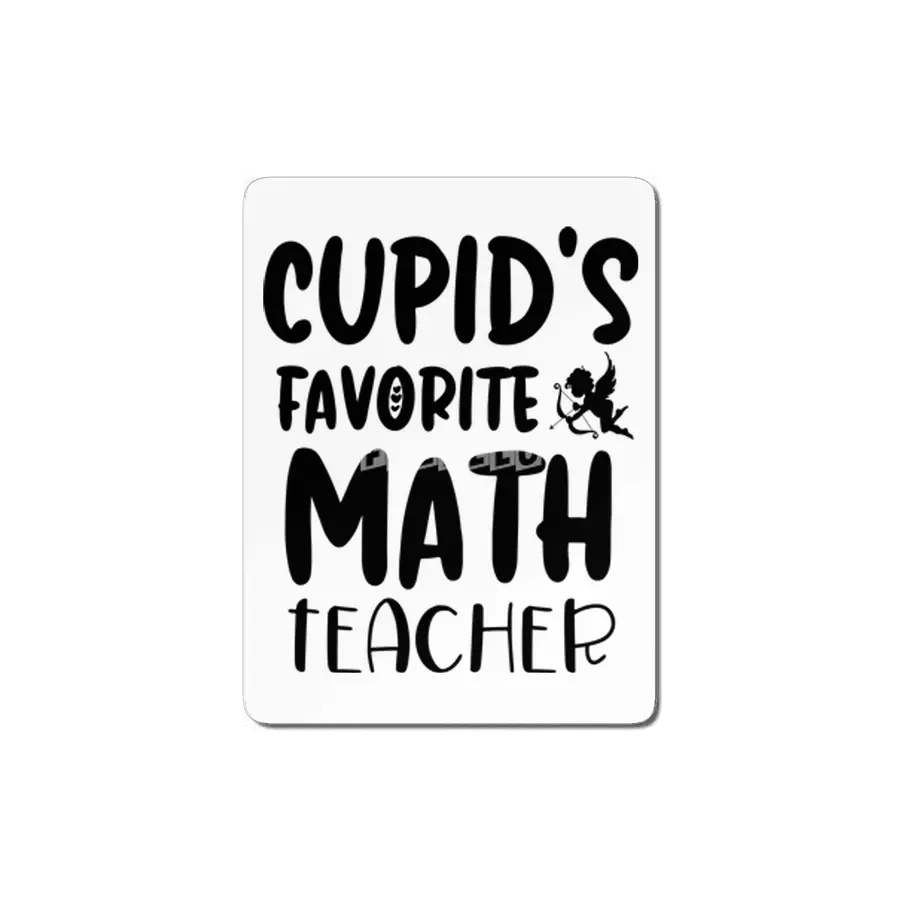 Cupids Favorite Math Teacher  Valentines Day Gift MDF Tablo