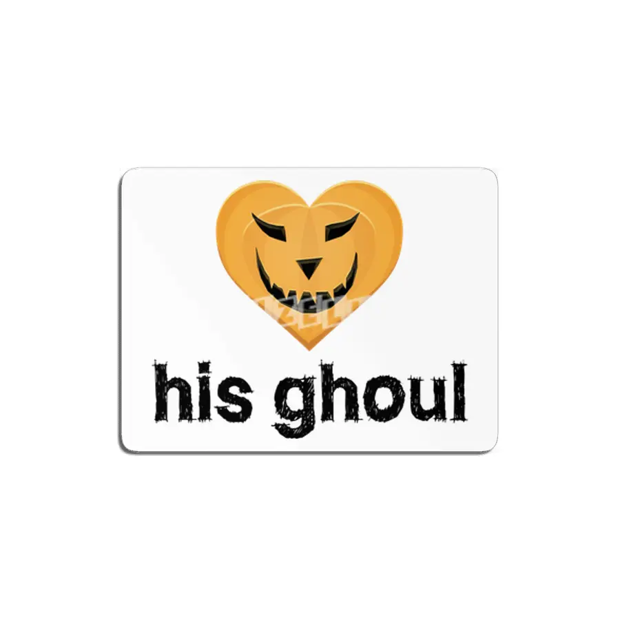His Ghoul - Matching Couples - Halloween MDF Tablo