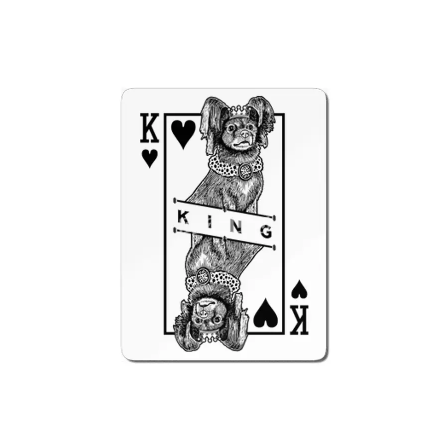 Russian Toy Terrier King Of Hearts Funny Dog Lover Pop Art MDF Tablo
