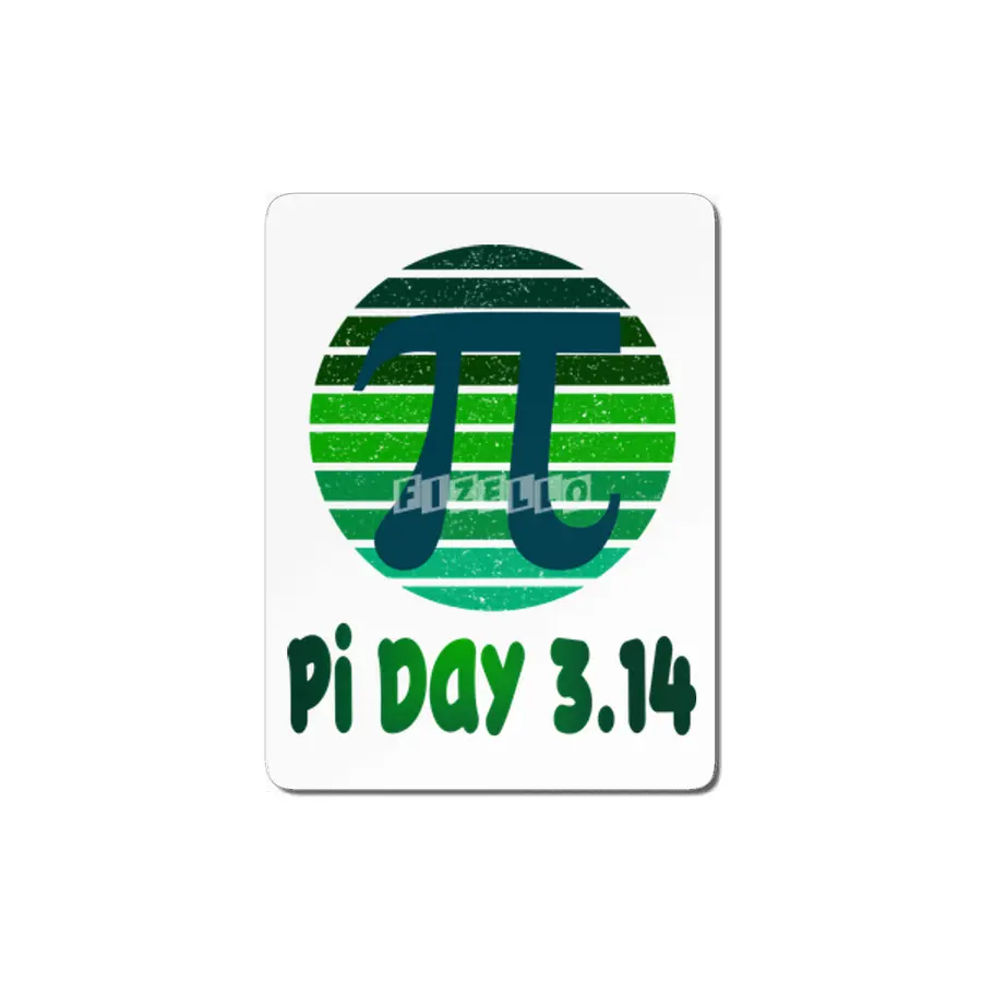 Fun Retro Pi Day 3.14 Vintage Design MDF Tablo