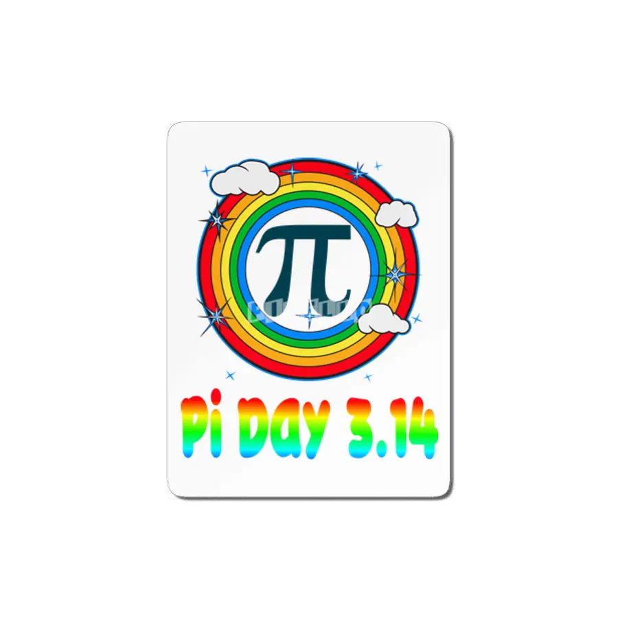 Fun Retro Pi Day 3.14 Vintage Design MDF Tablo