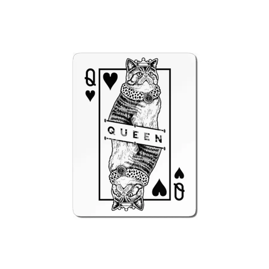 Exotic Shorthair Queen Of Hearts Funny Cat Lover Pop Art MDF Tablo