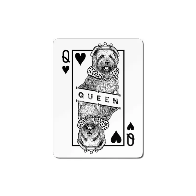 Glen Of Imaal Terrier Queen Of Hearts Glennie Dog Lover MDF Tablo