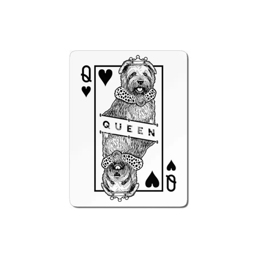 Glen Of Imaal Terrier Queen Of Hearts Glennie Dog Lover MDF Tablo