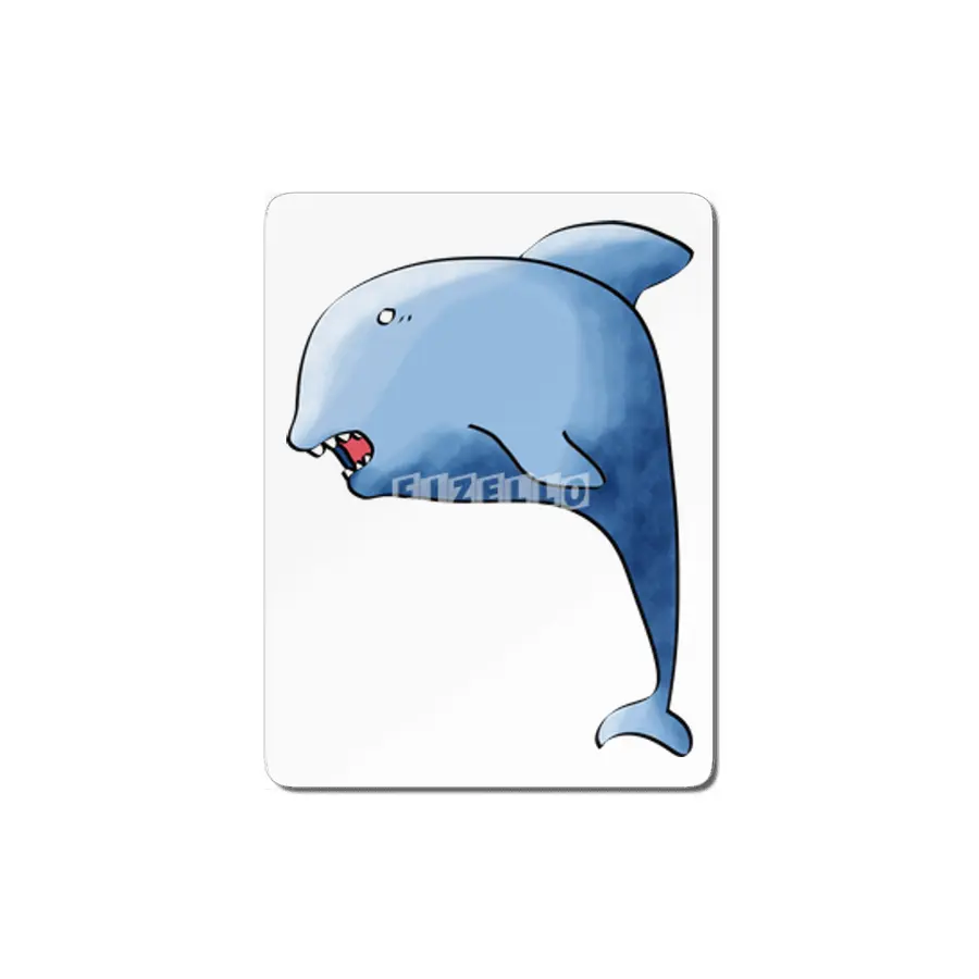 Dolphin from deep sea MDF Tablo