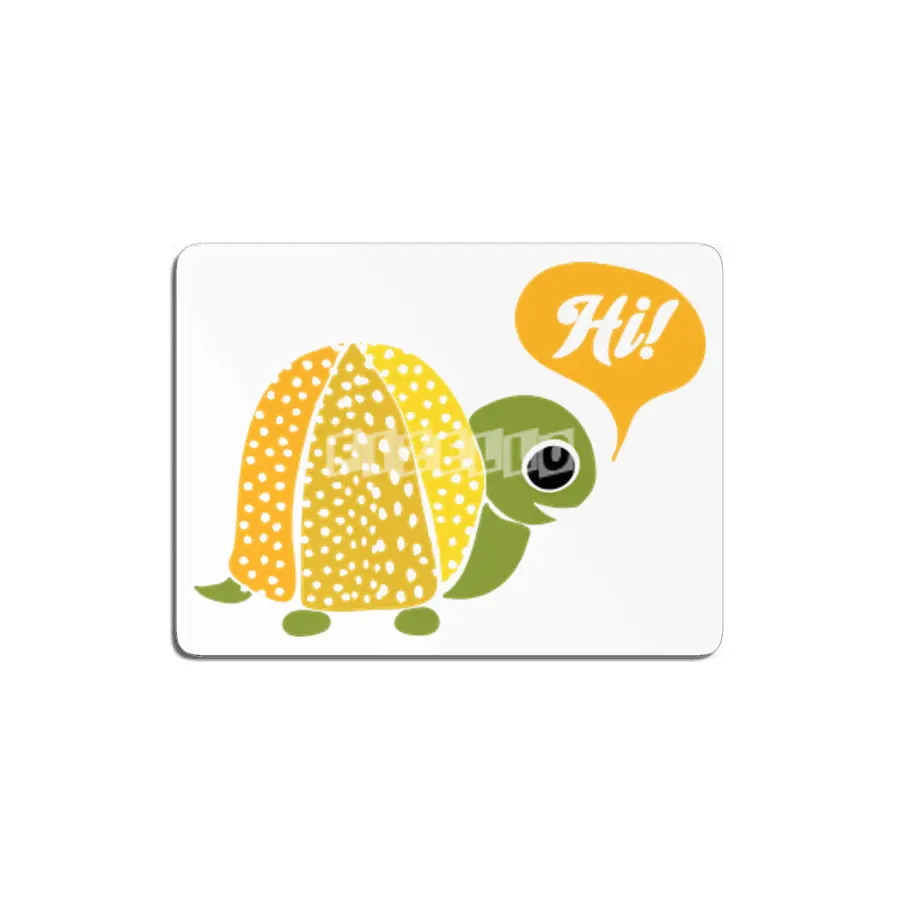 An Old Turtle Says Hi MDF Tablo