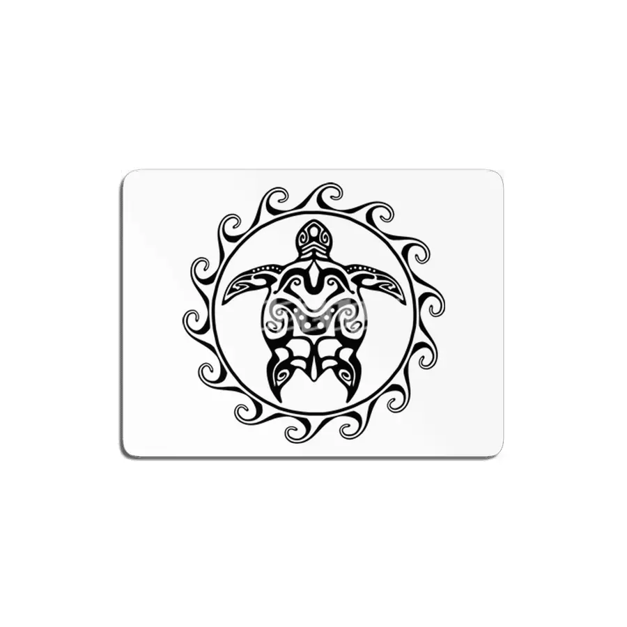 Tribal Sea Turtle MDF Tablo