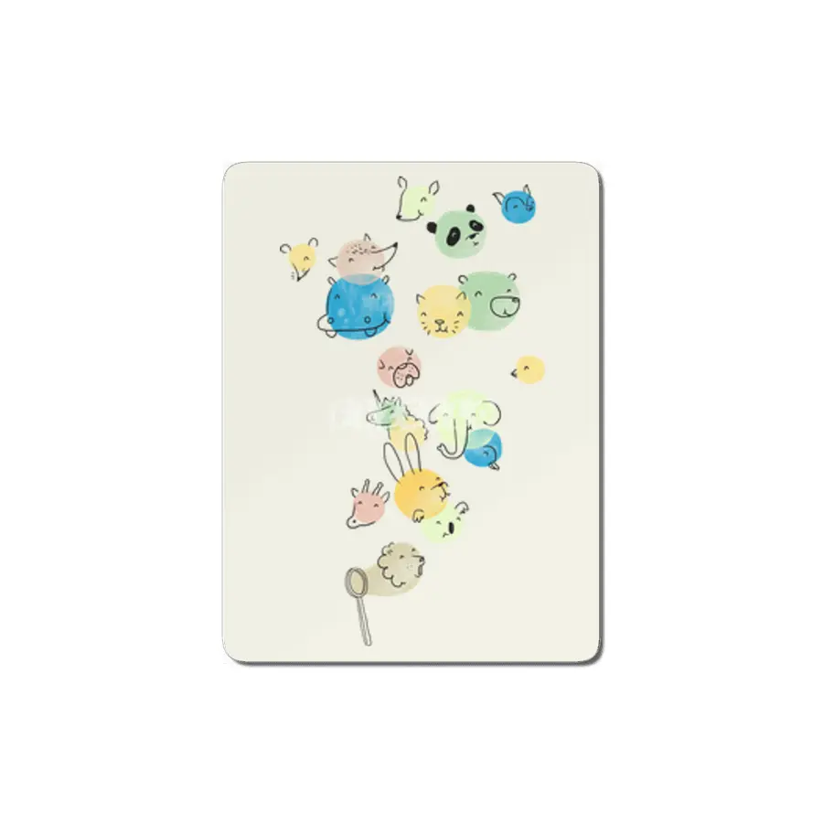 Bubble Animals MDF Tablo