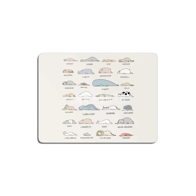 Moody Animals MDF Tablo