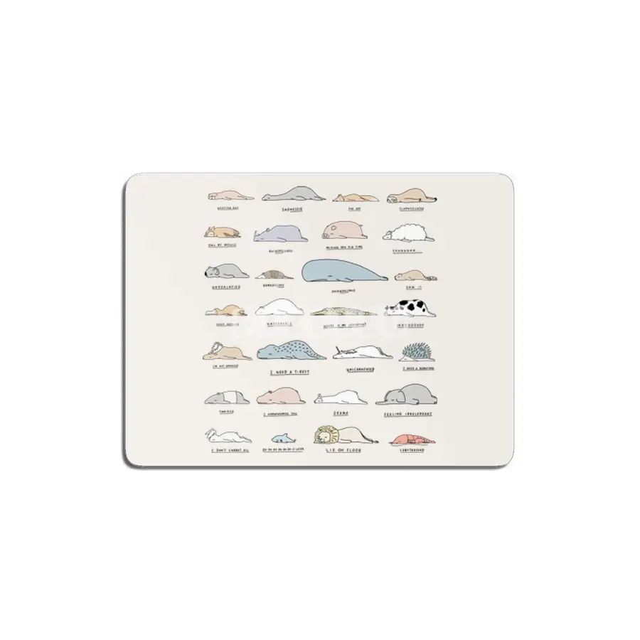 Moody Animals MDF Tablo