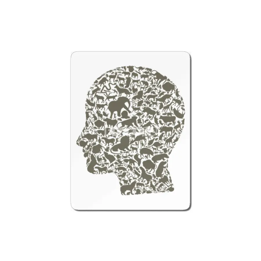 Head an animal MDF Tablo