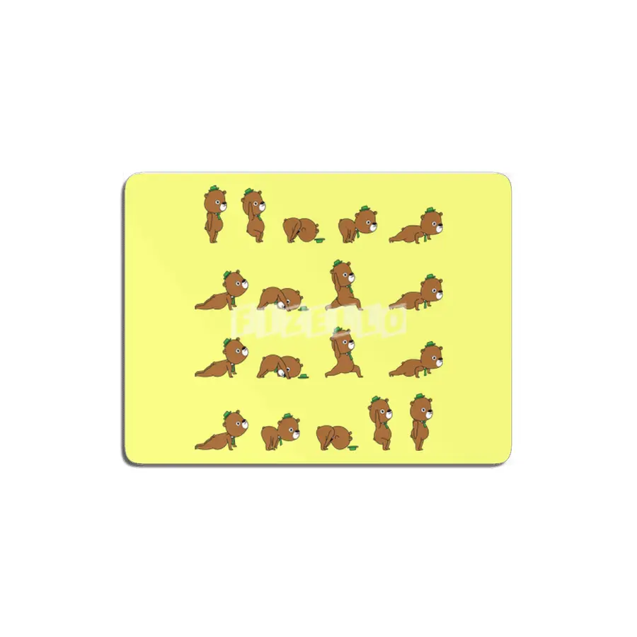Yoga Bear MDF Tablo