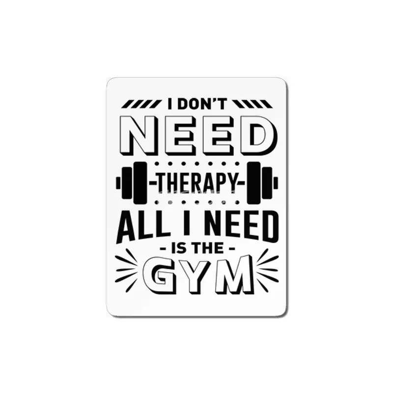 All I Need Is The Gym - Gym MDF Tablo