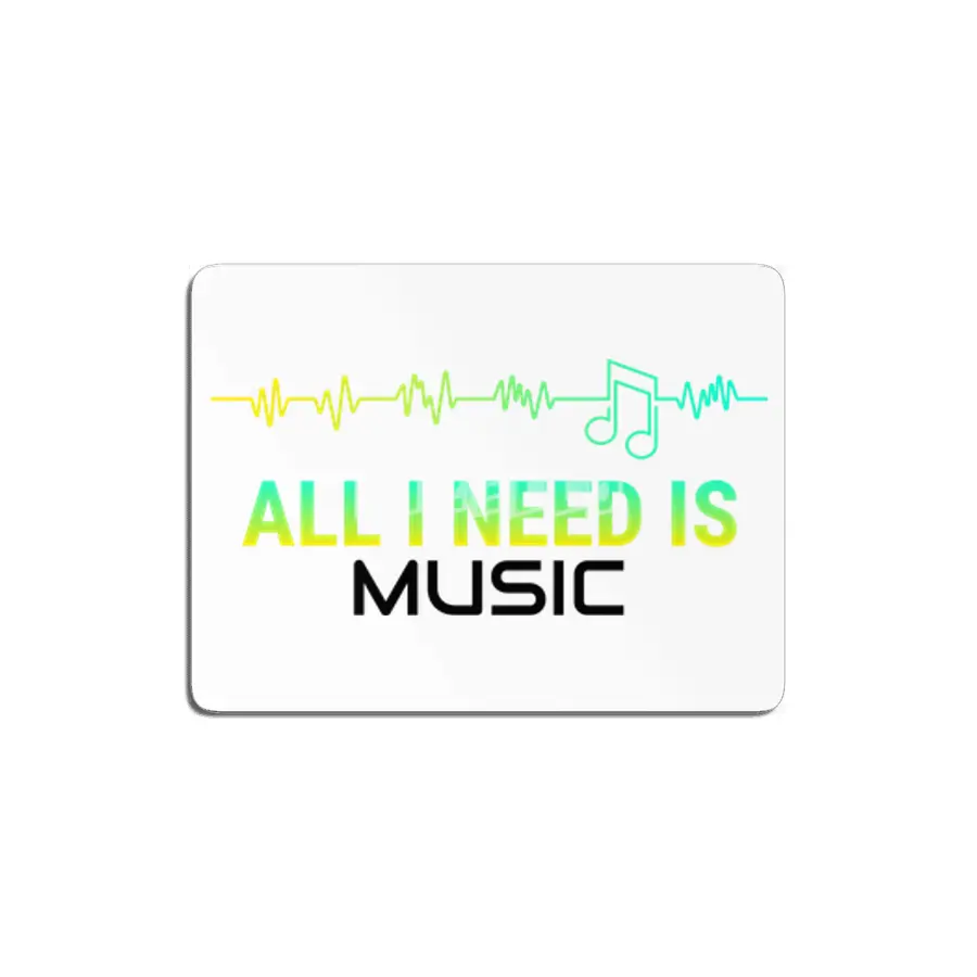 All I Need Is Music MDF Tablo