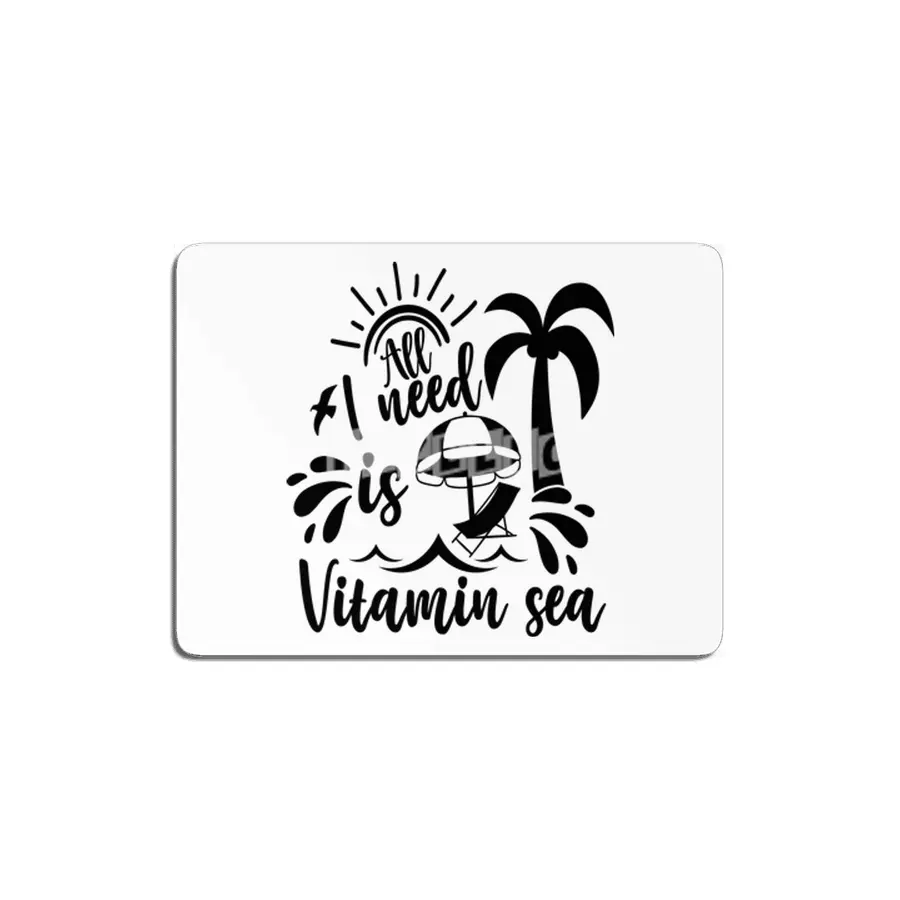All I Need is Vitamin Sea MDF Tablo
