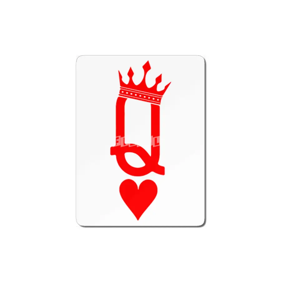 Queen Of Hearts MDF Tablo