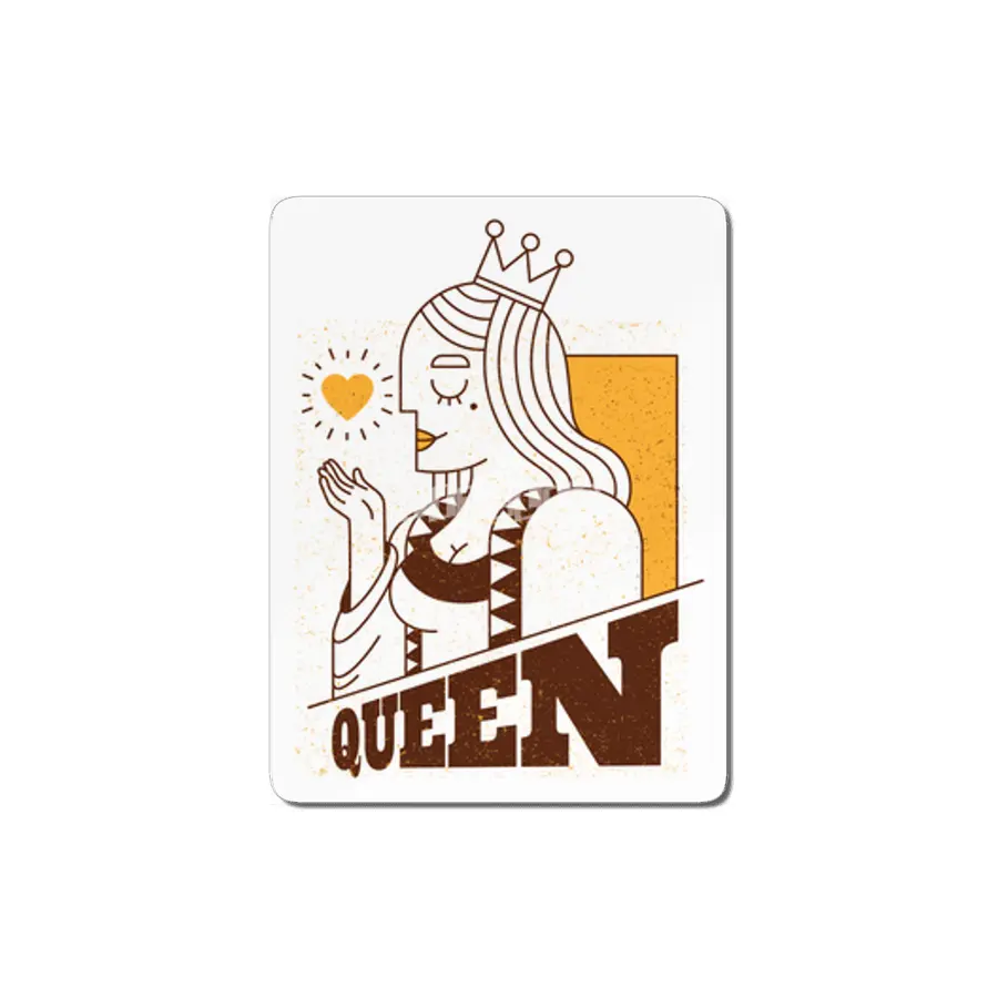 Queen of Hearts MDF Tablo