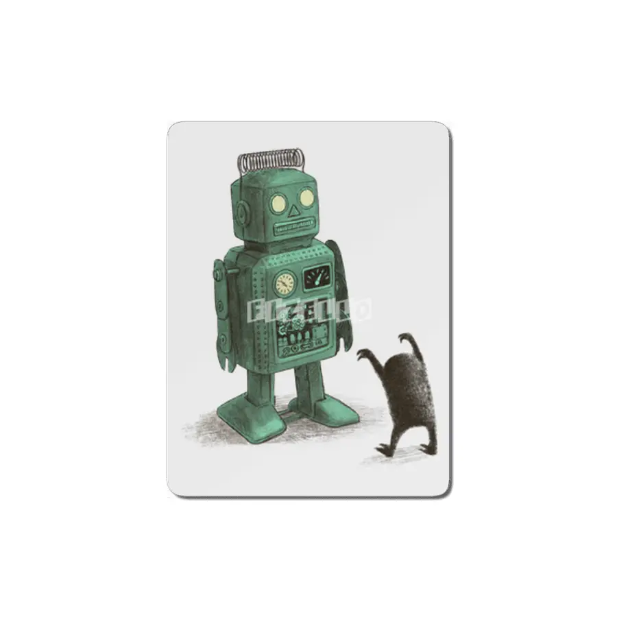 Robot Vs Alien MDF Tablo