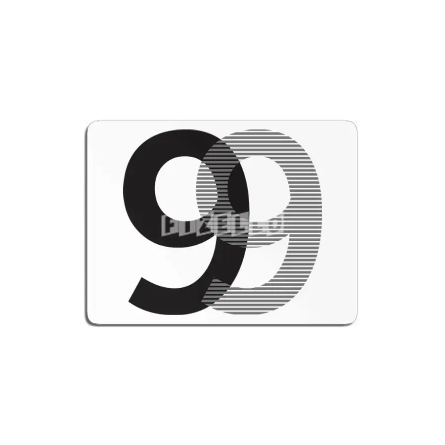 ninety nine numbers MDF Tablo