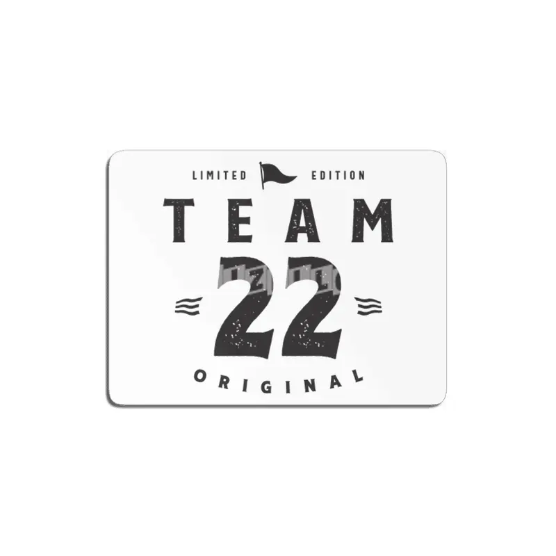22nd Birthday Team 22 Years Old MDF Tablo
