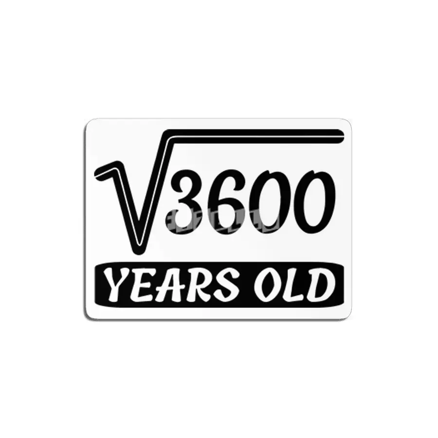 3600 years old birthday t-shirt MDF Tablo