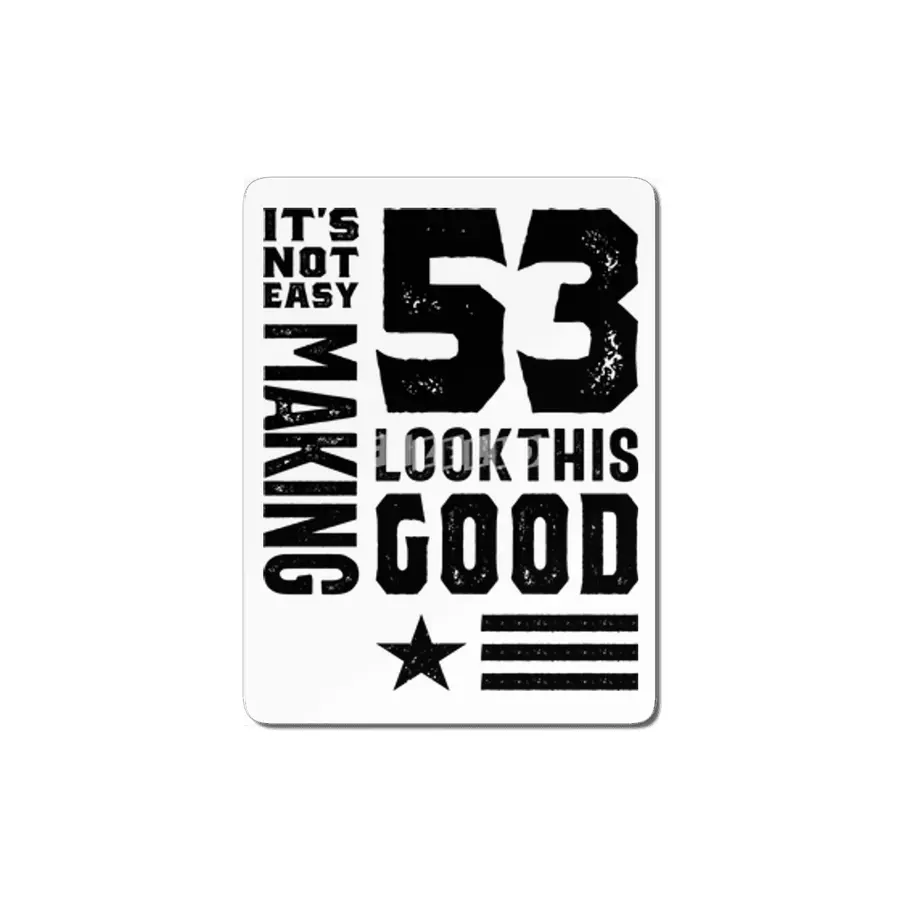 53 Year Old 53rd Birthday Funny Gift MDF Tablo