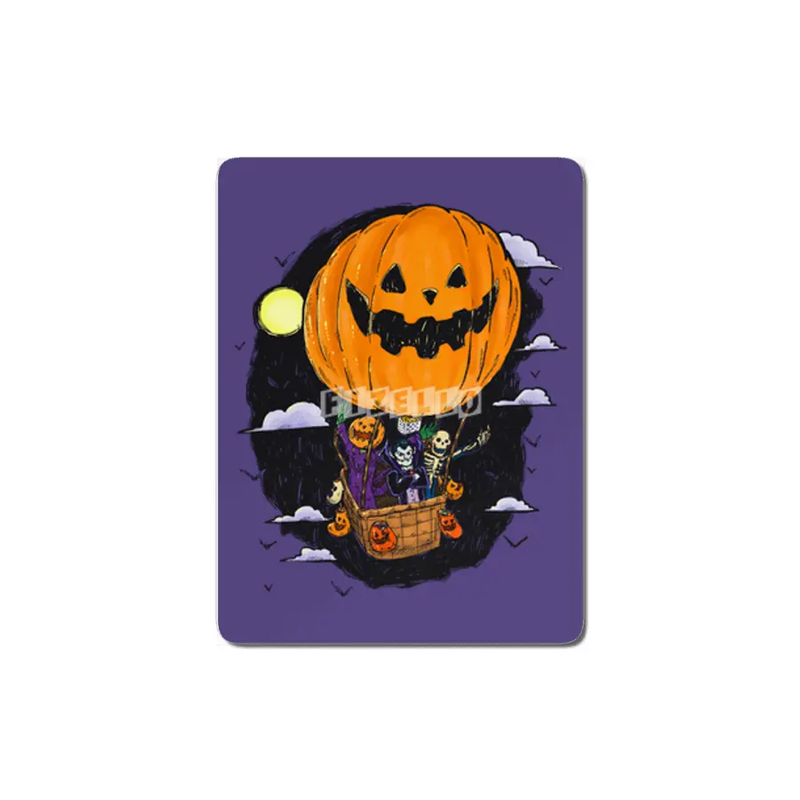 Pumpkin Hot Air Balloon MDF Tablo