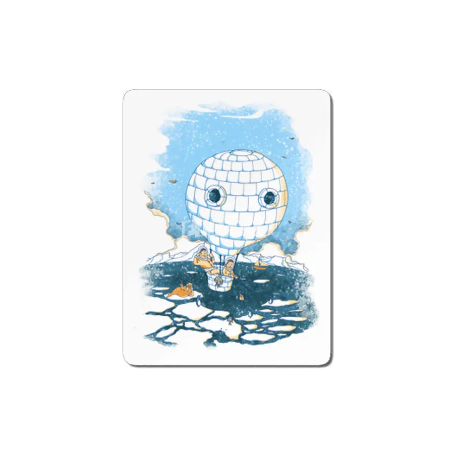 Cold Air Balloon MDF Tablo