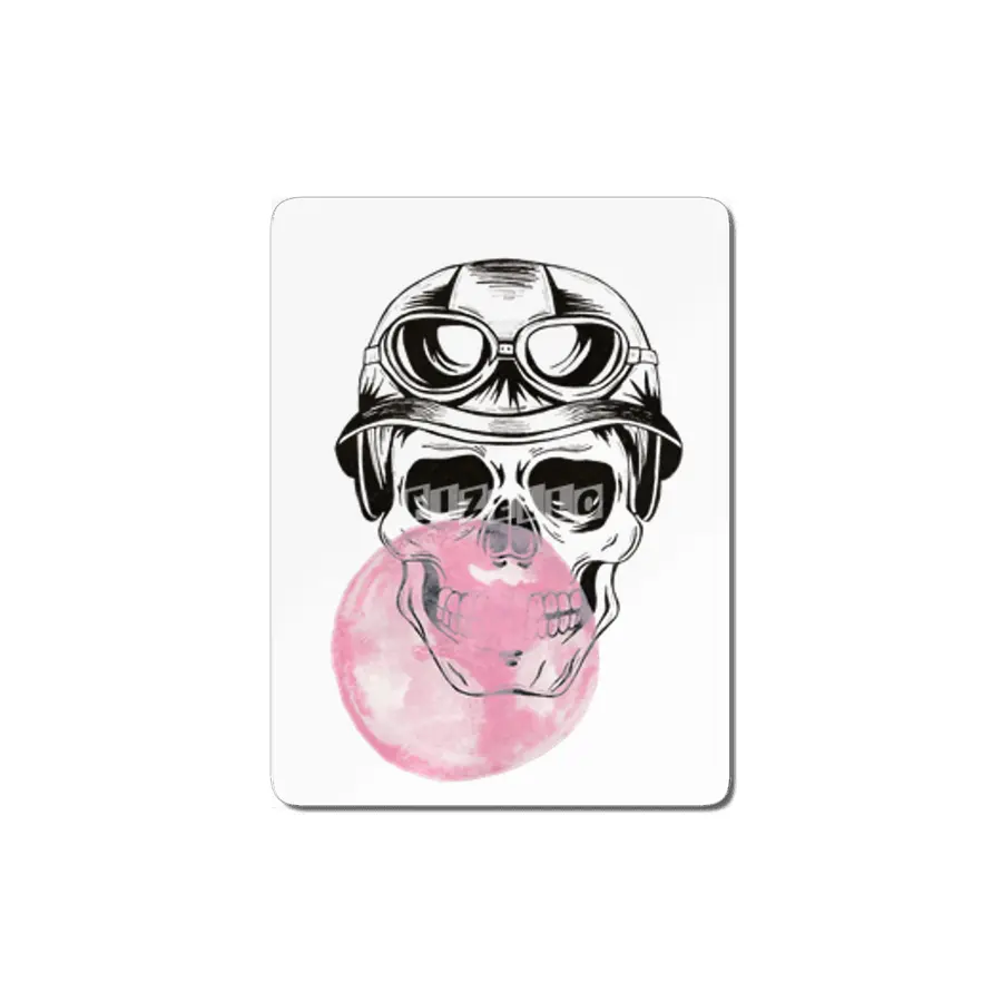 Aviator sugar skull with bubble gum balloon MDF Tablo
