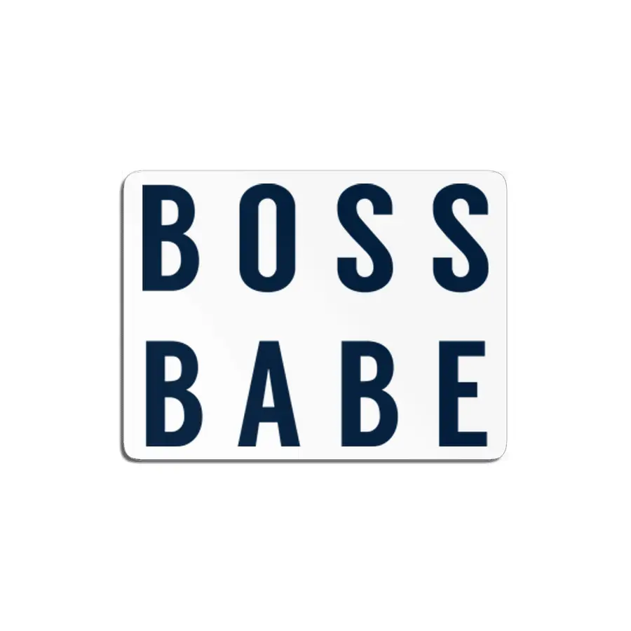 BOSS BABE (Black Type) MDF Tablo
