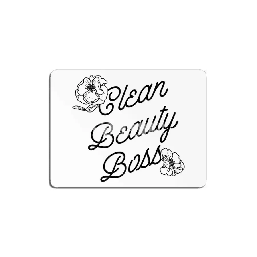 Clean Beauty Boss (black) MDF Tablo