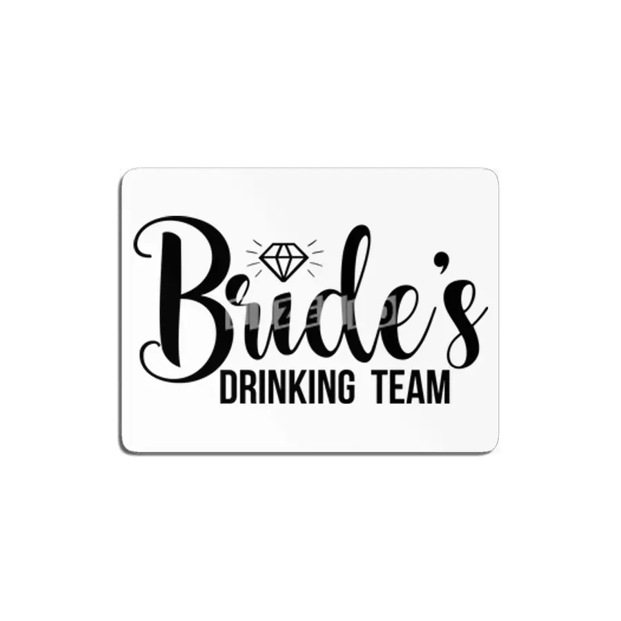 Bride's Drinking Team MDF Tablo