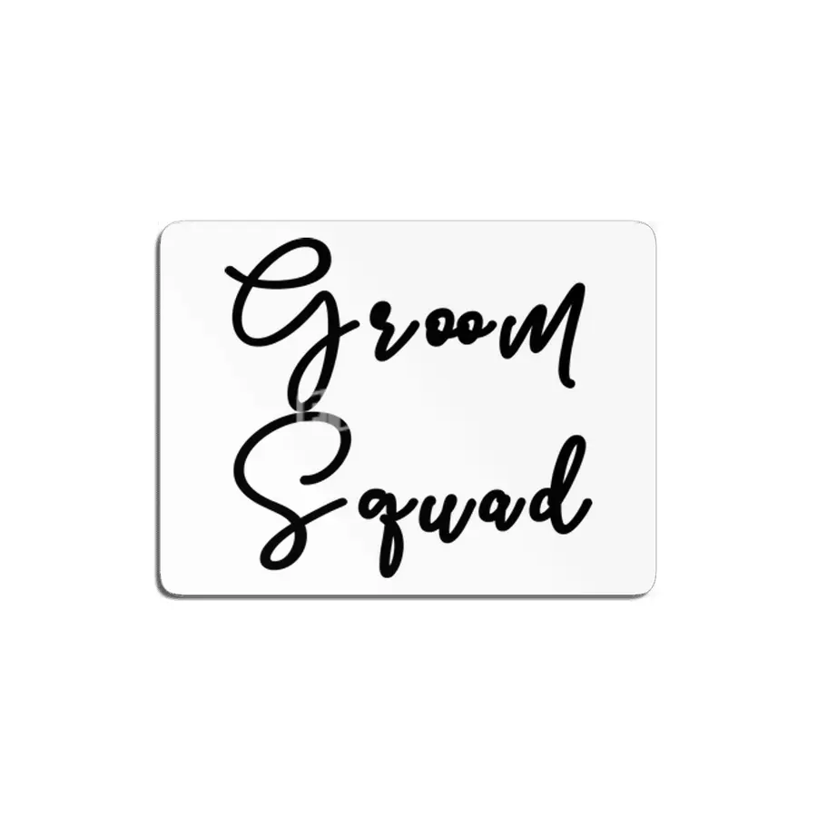 Groom Squad MDF Tablo