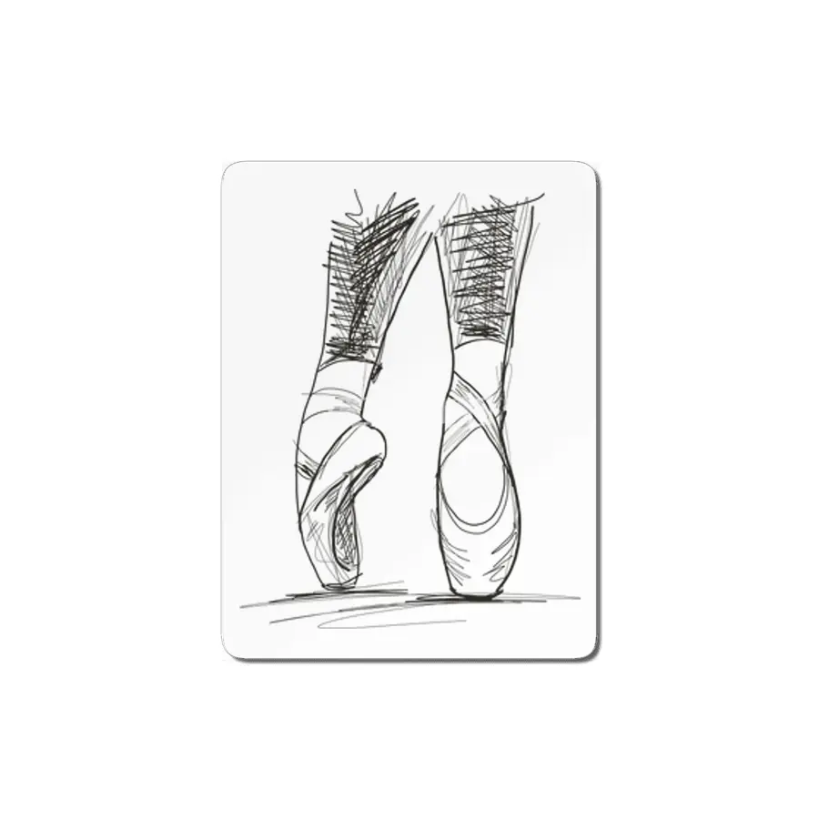 Dance ballerina girl ballet silhouettes MDF Tablo