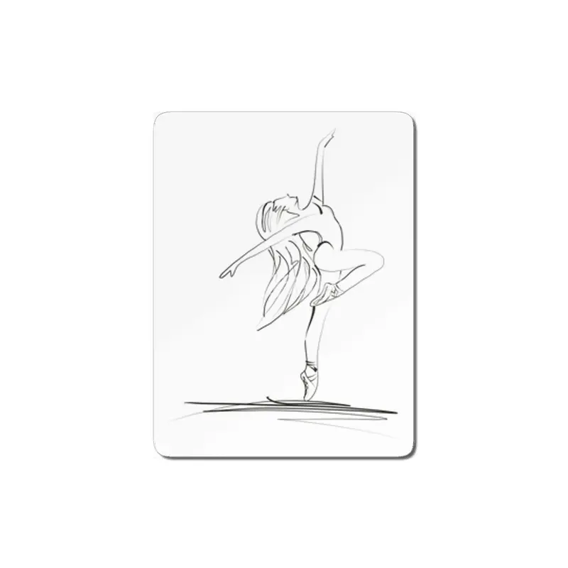 Dance ballerina girl ballet silhouettes MDF Tablo