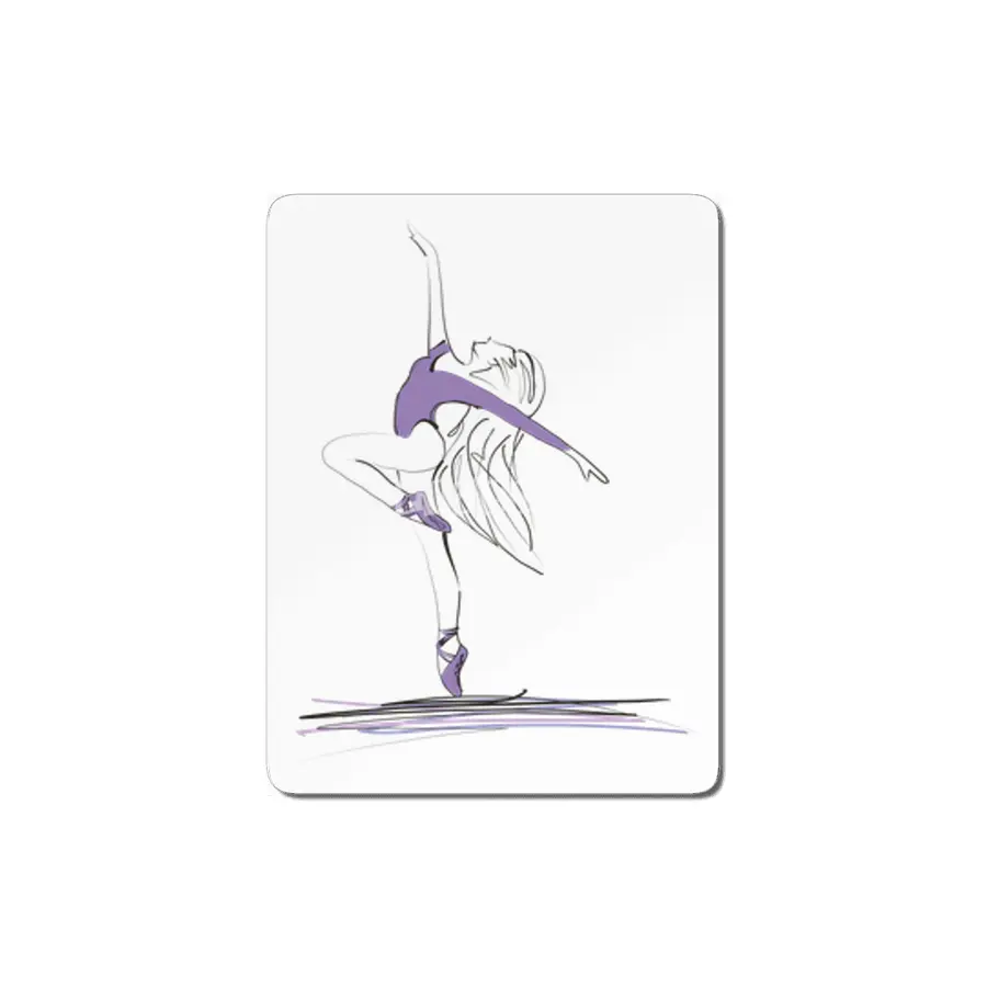 Dance ballerina girl ballet silhouettes MDF Tablo