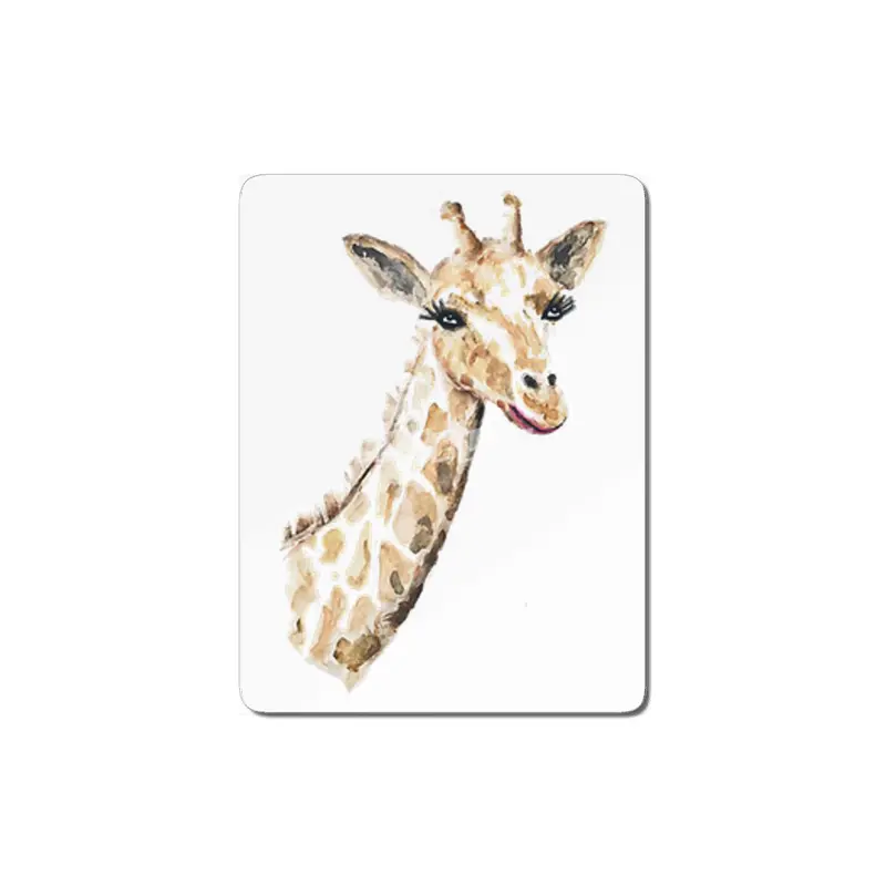 Watercolor Giraffe MDF Tablo