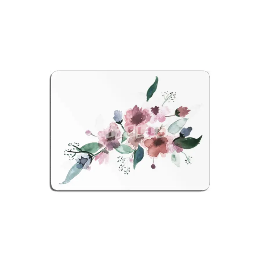 Watercolor Flowers MDF Tablo