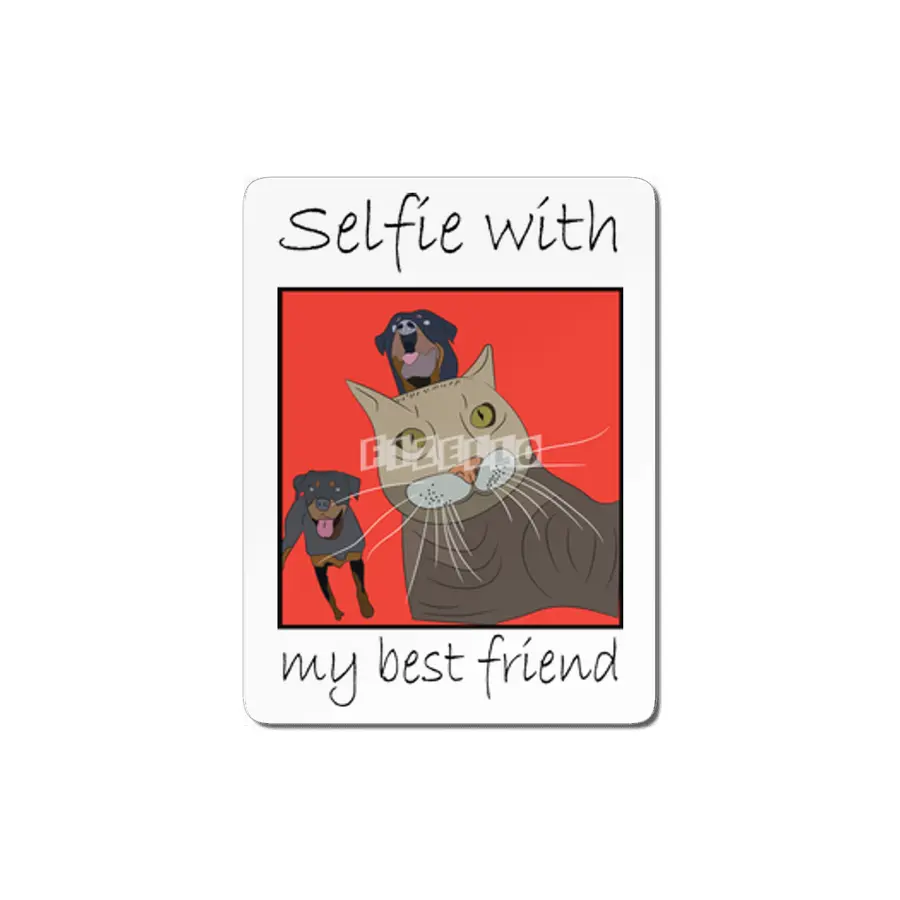 Selfie With My Best Friend MDF Tablo