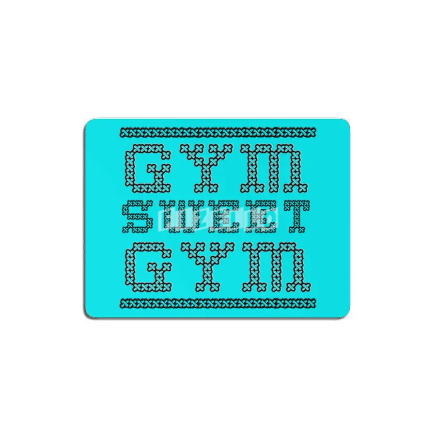 Gym Sweet Gym (Black) MDF Tablo