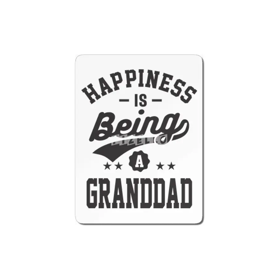 Happiness is Being a Granddad T-shirt Gift MDF Tablo