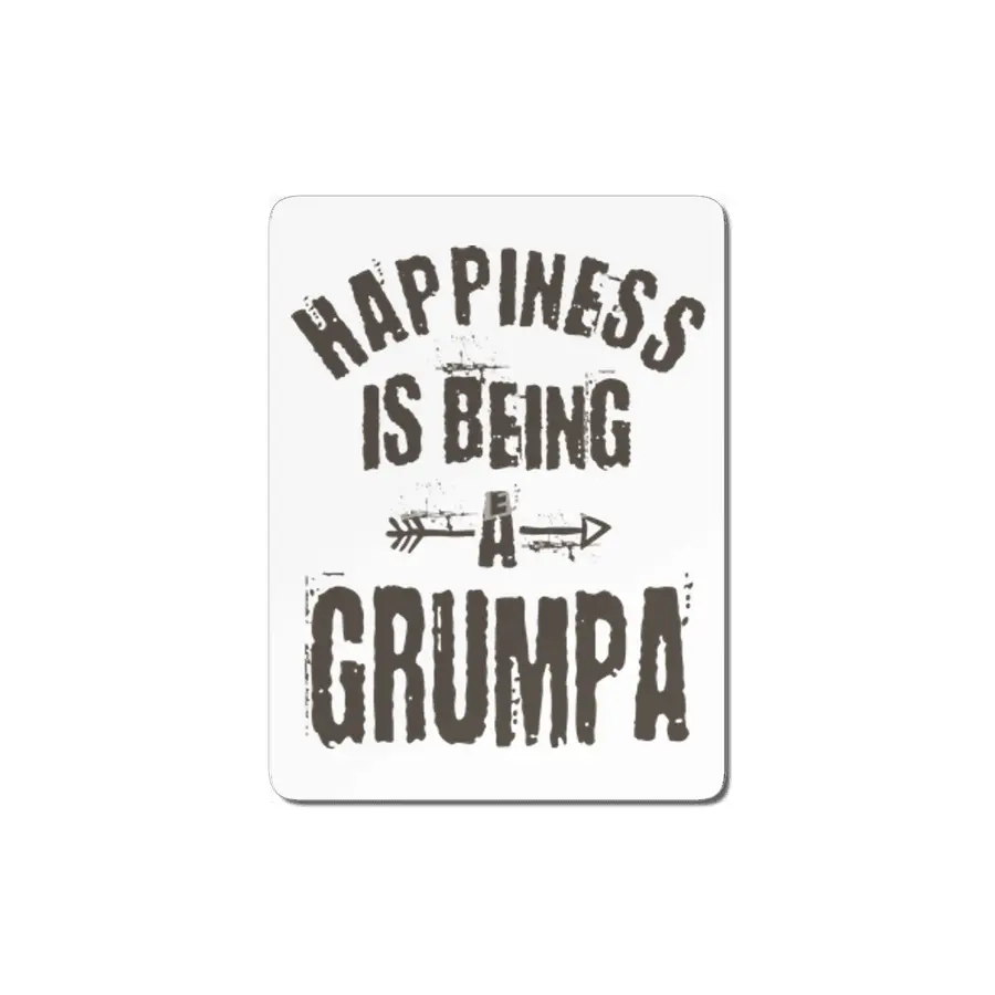 Happiness is Being a Grumpa Gifts MDF Tablo