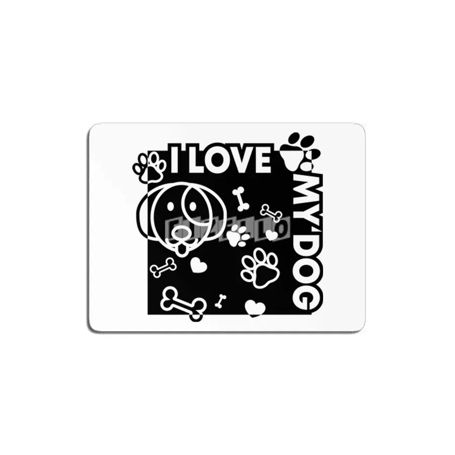 Cute lovely gift for dog lovers | I love my dog MDF Tablo