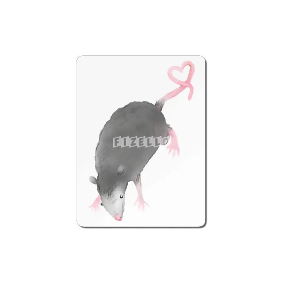 Lovely Possum Sticker MDF Tablo