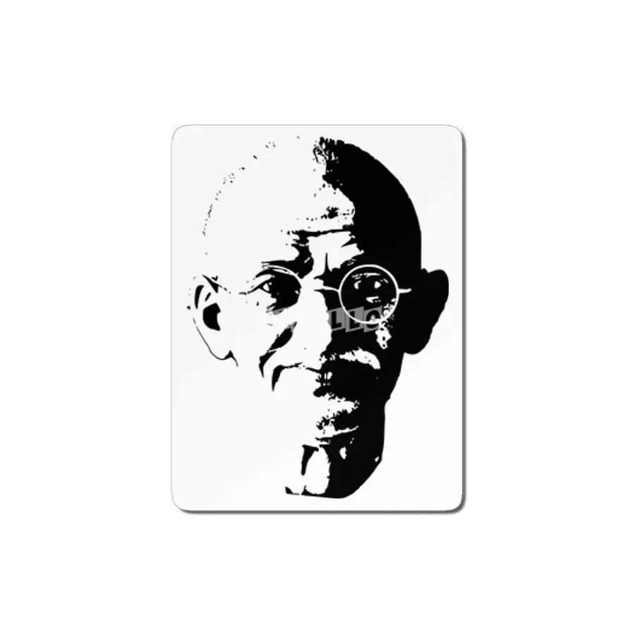 Mahatma Gandhi Minimalistic Pop Art MDF Tablo
